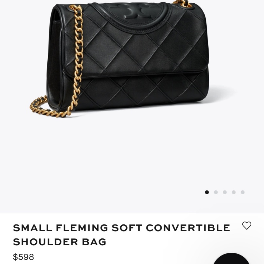 Tory burch SMALL FLEMING SOFT CONVERTIBLE SHOULDER BAG
